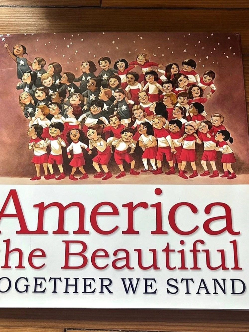 America The Beautiful Together We Stand Hardcover Children's Book